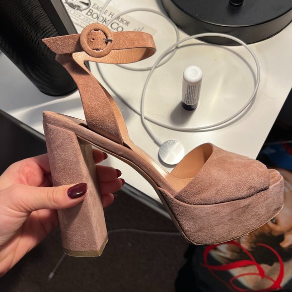 Barney's New York Platform Heels - Picture 2 of 7